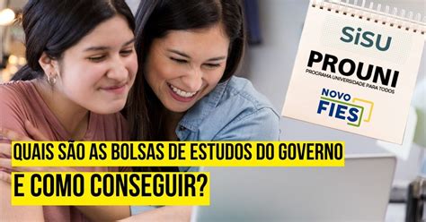 bolsa de estudo o que fazer.